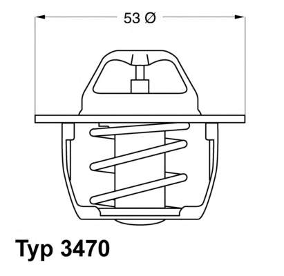Автомобільний термостат Wahler 347089D50 ціна, від 7.64 USD