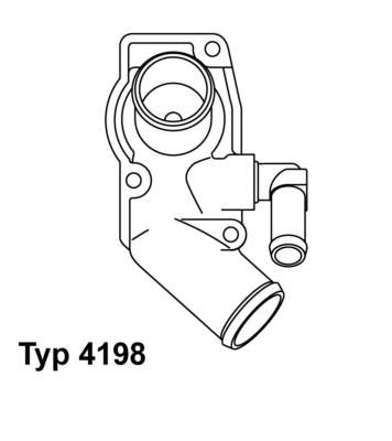Корпус термостата 419892D Wahler