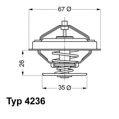 423692D Wahler Авто термостат