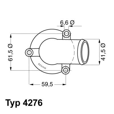 Купити 427687D Wahler Термостат в корпусі