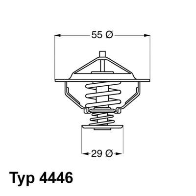 Термостат 444683D Wahler