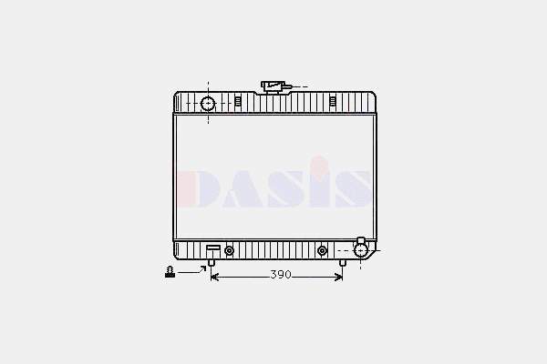 Купити A1235013801 Mercedes Радіатор двигуна