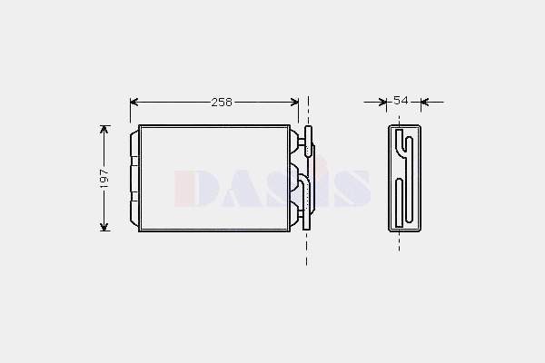 Купити Радіатор пічки Volvo 240  P242, P244