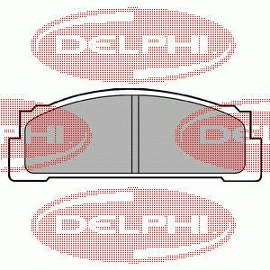 Передні тормозні колодки LP30 Delphi