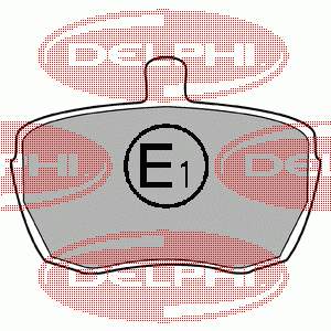 Гальмівні колодки Delphi LP41 ціна, від 17.26 USD