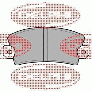 Купити LP56 Delphi Колодки гальмівні передні, дискові