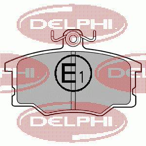 Гальмівні колодки Delphi LP179 ціна, від 16.60 USD