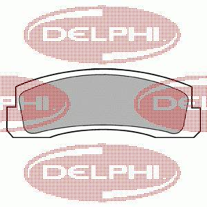 Передні тормозні колодки LP189 Delphi