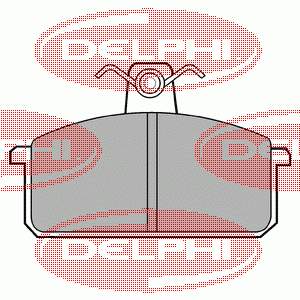 LP305 Delphi Передні гальмівні колодки