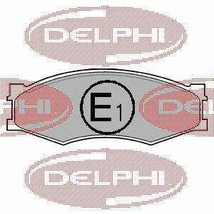 Тормозні колодки Delphi LP358