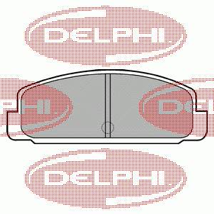 Задні дискові колодки Delphi LP401