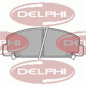 Тормозні колодки Delphi LP403