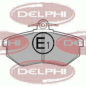 Тормозні колодки Delphi LP424