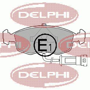 Тормозні колодки Delphi LP457