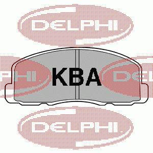 Гальмівні колодки Delphi LP458 ціна, від 14.08 USD