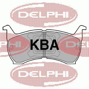 LP465 Delphi Передні гальмівні колодки