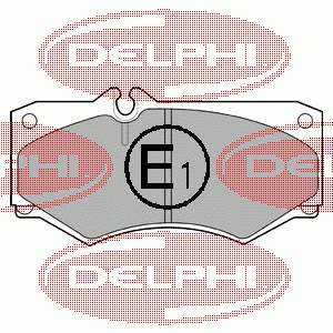 Тормозні колодки Delphi LP468