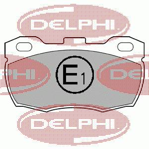 LP506 Delphi Передні гальмівні колодки