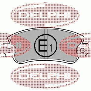 Тормозні колодки Delphi LP509