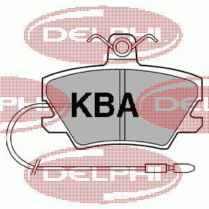 Тормозні колодки Delphi LP518