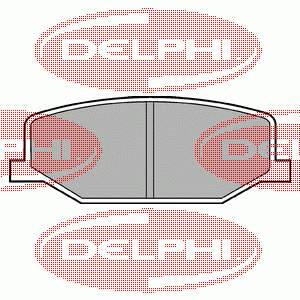 Передні тормозні колодки LP527 Delphi