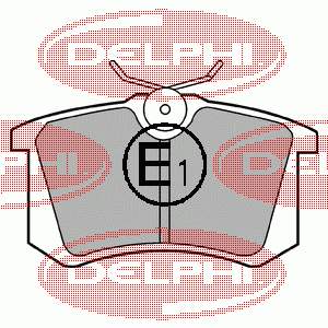 Купити LP571 Delphi Задні колодки