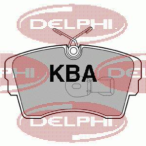Тормозні колодки Delphi LP603