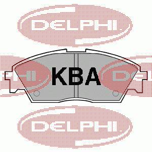 Передні тормозні колодки LP605 Delphi