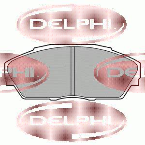 LP665 Delphi колодки гальмівні передні, дискові