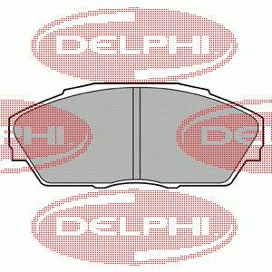 Колодки гальмівні передні, дискові LP665 Delphi