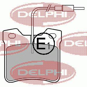 Задні гальмівні колодки Delphi LP667 ціна, від 14.32 USD