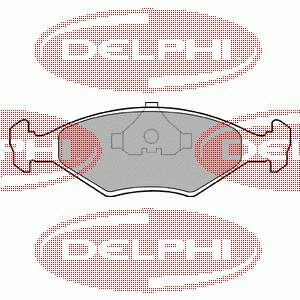 Купити LP677 Delphi Колодки гальмівні передні, дискові