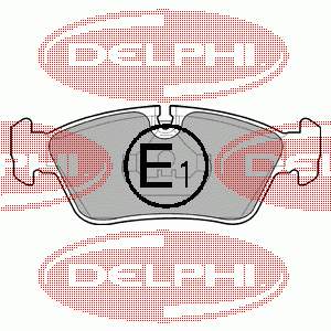 Передні тормозні колодки LP710 Delphi