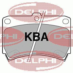 Гальмівні колодки Delphi LP743 ціна, від 15.50 USD