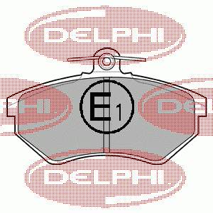 Гальмівні колодки Delphi LP770 ціна, від 18.56 USD