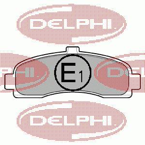 LP779 Delphi Передні гальмівні колодки