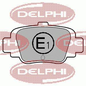 Купити LP780 Delphi Задні колодки