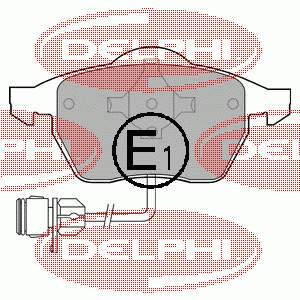 Тормозні колодки Delphi LP784