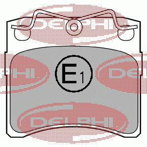 Передні тормозні колодки LP785 Delphi