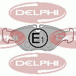 Передні тормозні колодки LP786 Delphi