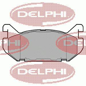 Купити LP802 Delphi Задні колодки