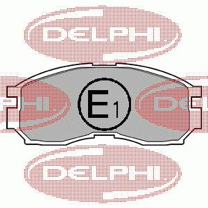 Передні тормозні колодки LP803 Delphi