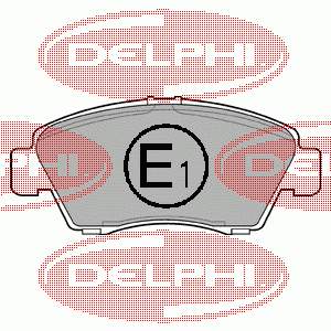 LP809 Delphi Передні гальмівні колодки