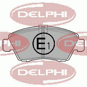Купити LP810 Delphi Колодки гальмівні передні, дискові