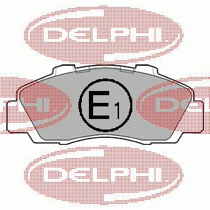 Купити LP872 Delphi Колодки гальмівні передні, дискові