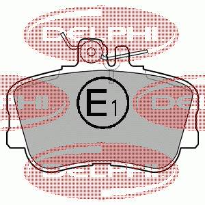 Передні тормозні колодки LP881 Delphi