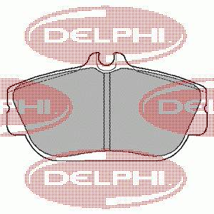 LP887 Delphi Передні гальмівні колодки