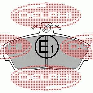 Купити LP911 Delphi Колодки гальмівні передні, дискові