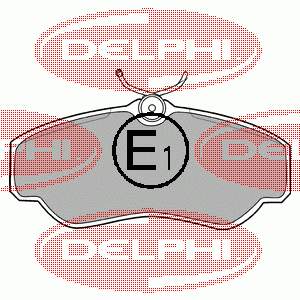Купити LP913 Delphi Колодки гальмівні передні, дискові