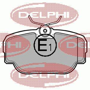 Задні гальмівні колодки Delphi LP914 ціна, від 19.88 USD